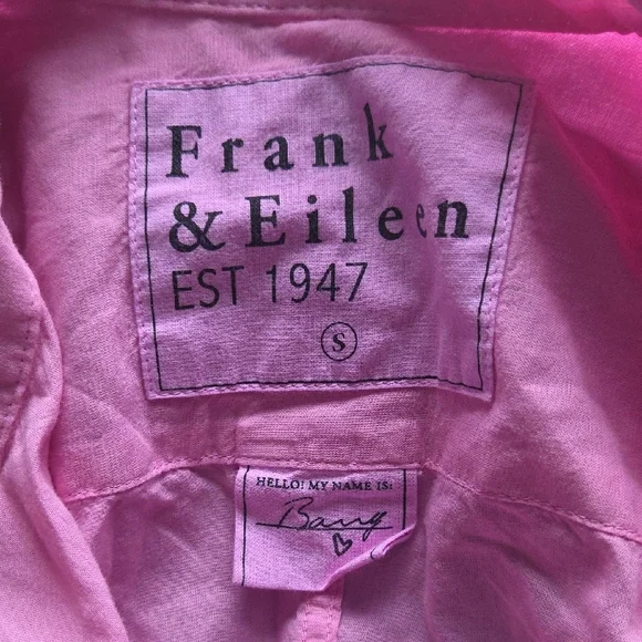 Frank & Eileen Pink Button Down Shirt - Picture 2 of 9